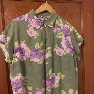 Vintage Hawaiian Shirt and Skirt Set